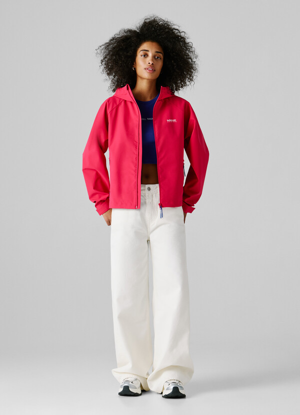 HOODED WINDBREAKER JACKET