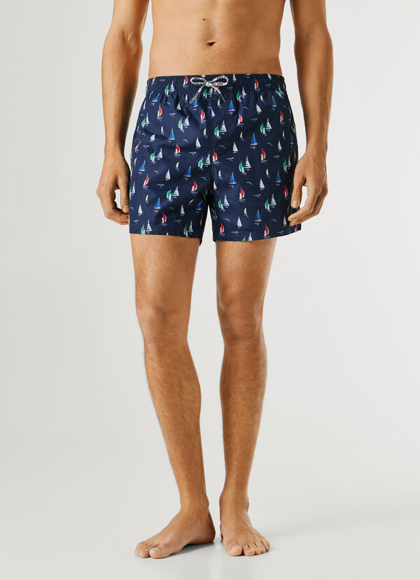 SWIM SHORTS WITH SAILBOATS