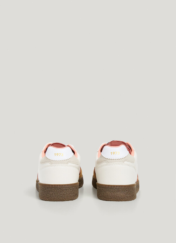 CUPSOLE TRAINERS WITH ANIMAL PRINT DETAILS