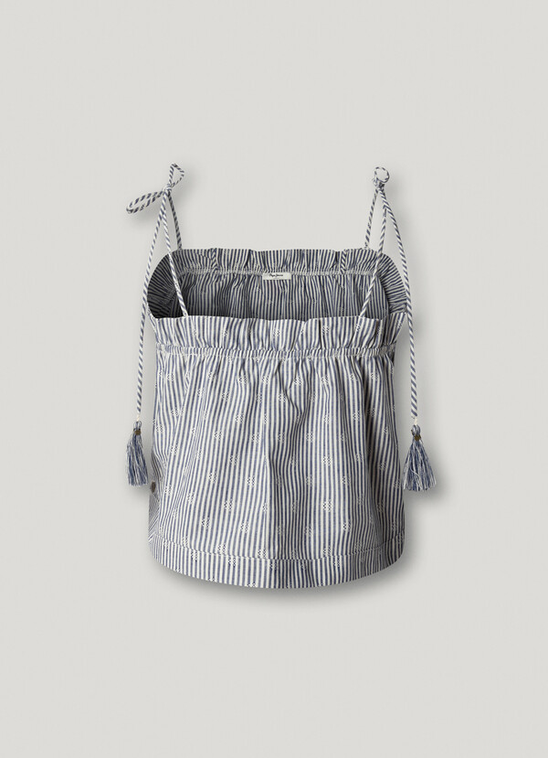 STRIPED STRAPPY TOP