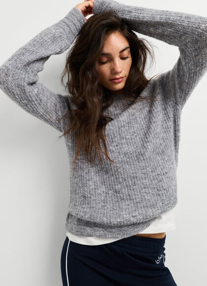 CREW NECK KNIT JUMPER