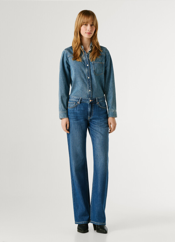 LOW-RISE LOOSE FIT JEANS - NICKY