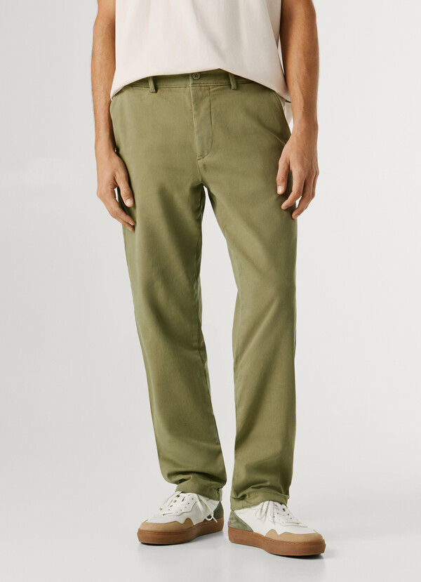 SLIM FIT CHINO TROUSERS