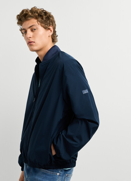 ZIP CLOSURE BOMBER JACKET