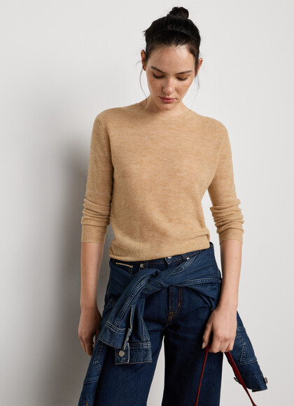 CREW NECK KNIT JUMPER