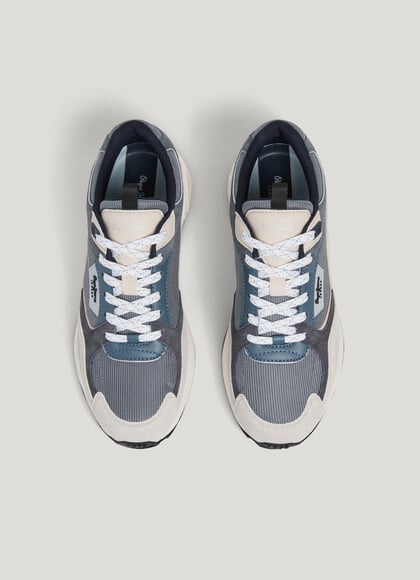 MARLON - TRAINERS WITH SUEDE DETAILS