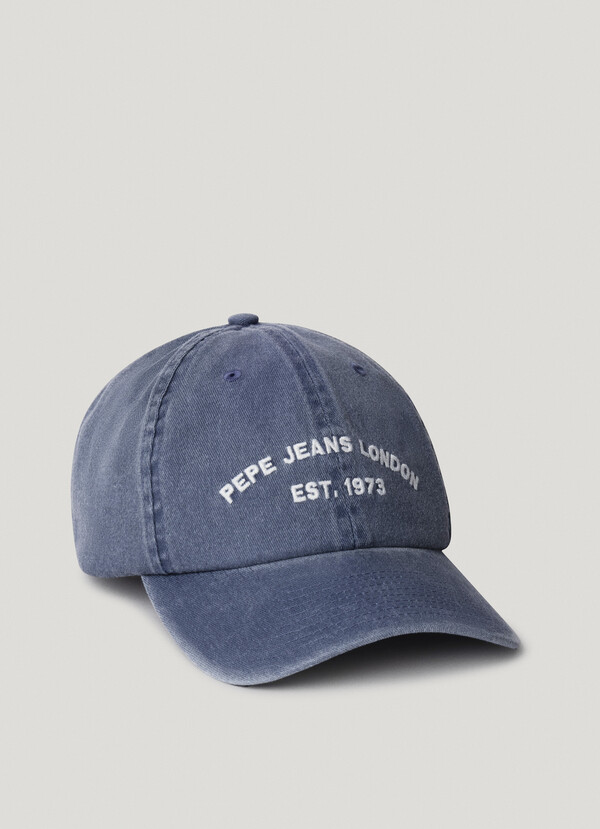 GORRA DE SARGA CON LOGO BORDADO