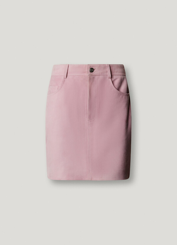 SUEDE MINI SKIRT