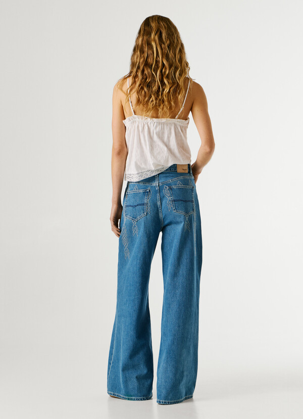 JAIMY- HIGH-RISE WIDE FIT JEANS 