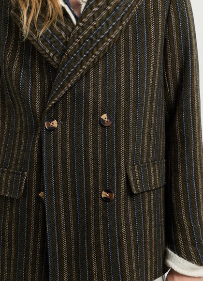 CHECKED BLAZER-STYLE JACKET