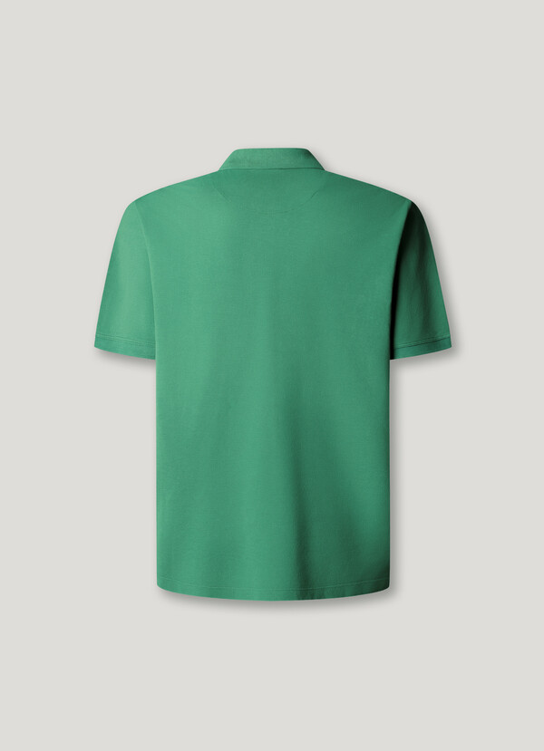 GARMENT DYED PIQUE POLO SHIRT