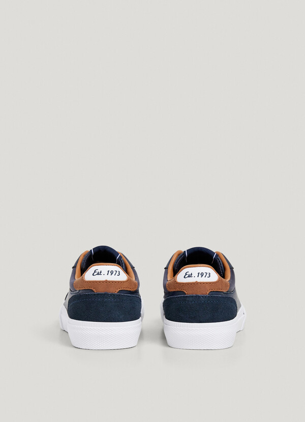 CLASSIC TRAINERS WITH SUEDE DETAILS - KENTON