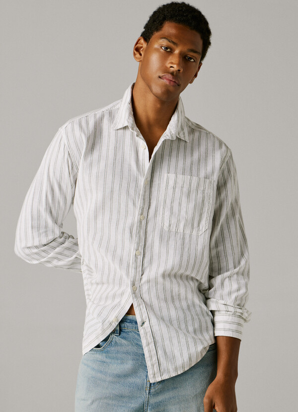 REGULAR FIT STRIPED SHIRT