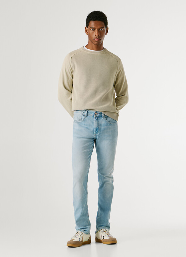 TAPER FIT MID-RISE JEANS - STANLEY
