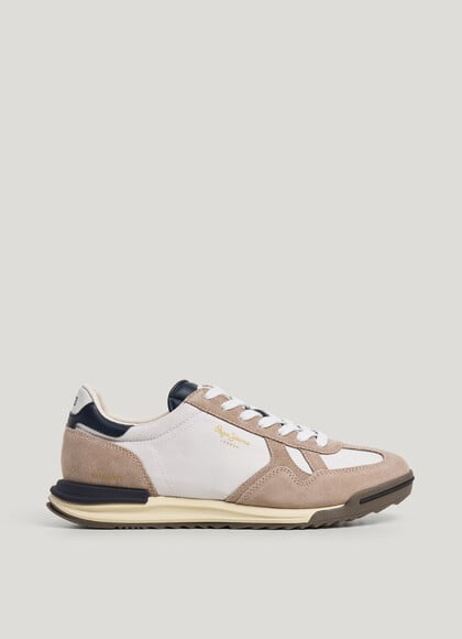 MARVIN - RETRO TRAINERS WITH SUEDE DETAILS