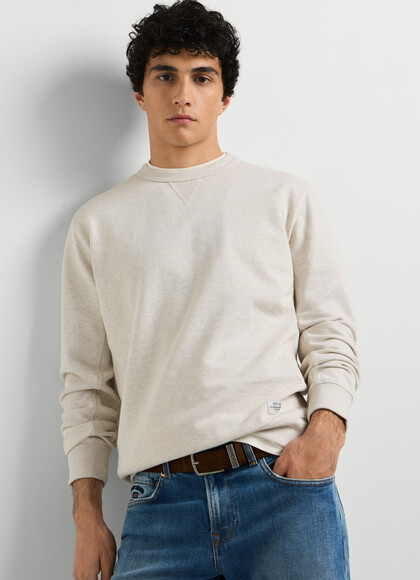 REGULAR FIT CREW NECK SWEATSHIRT
