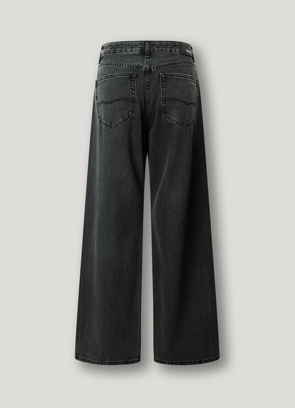 LINA- MID-RISE WIDE FIT JEANS