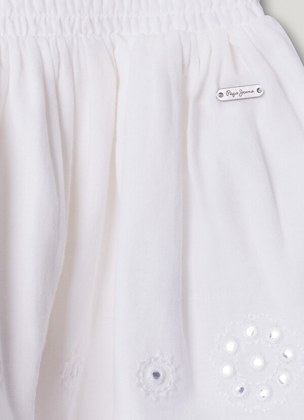 MINI SKIRT WITH OPENWORK DETAILS