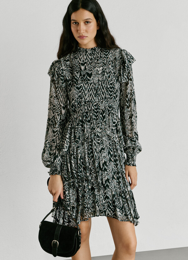 FANTASY PRINT MINI DRESS