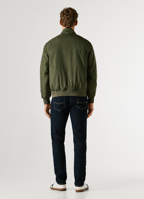 HARRINGTON JACKET WITH HIGH NECK