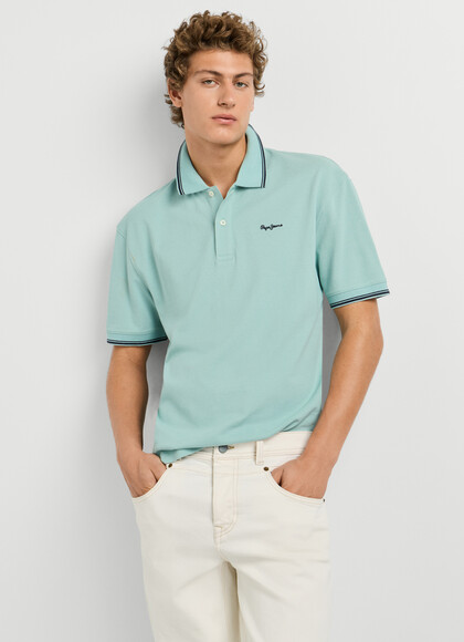 REGULAR FIT PIQU&Eacute; POLO
