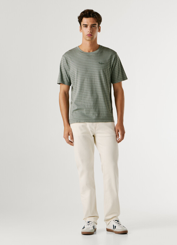REGULAR FIT STRIPED T-SHIRT