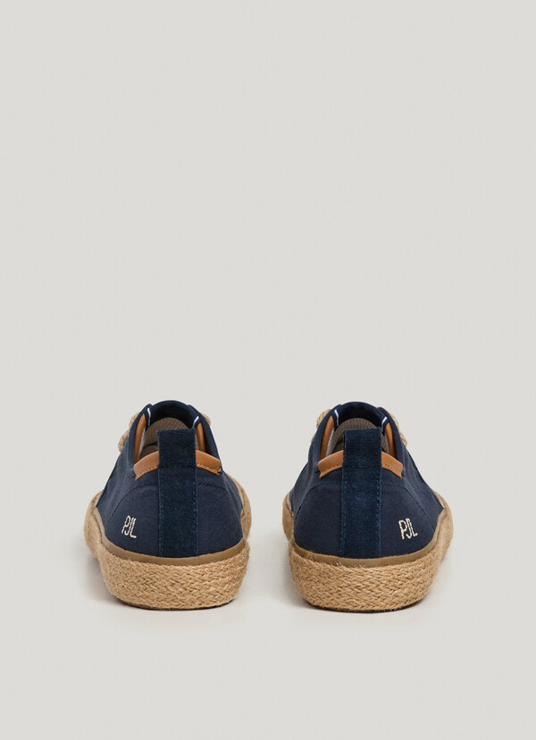 BLUCHER SHOES WITH JUTE DETAILS