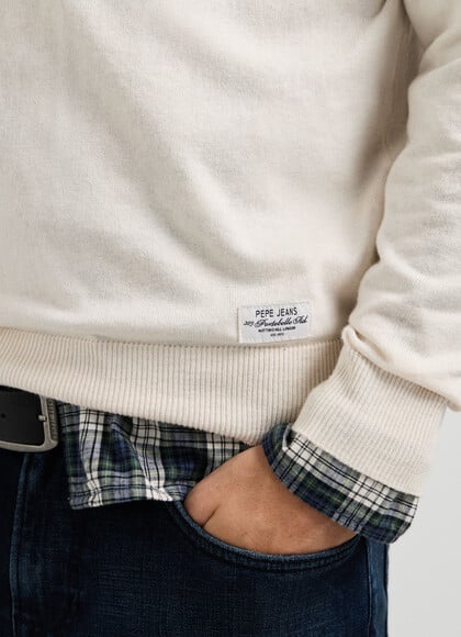 REGULAR FIT CREW NECK KNIT JUMPER