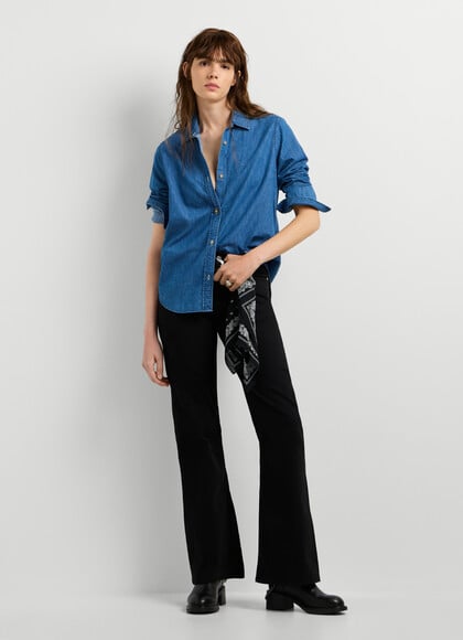 REGULAR FIT DENIM SHIRT