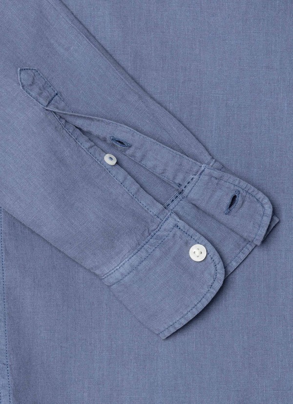 REGULAR FIT GARMENT DYED SHIRT