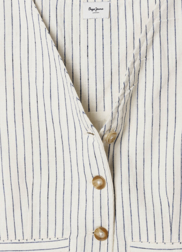 SLEEVELESS STRIPED TOP