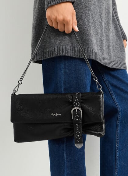 LEATHER EFFECT HANDBAG