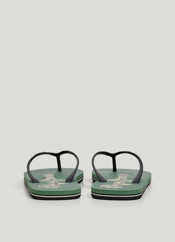 THREE-POINT BEACH FLIP FLOPS WITH LOGO