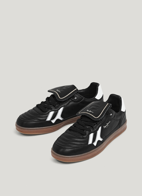 LEATHER CUPSOLE SOLE TRAINERS - BALL