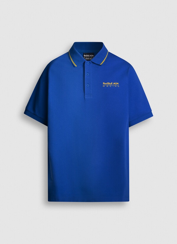 PRINTED LOGO PIQUE POLO SHIRT