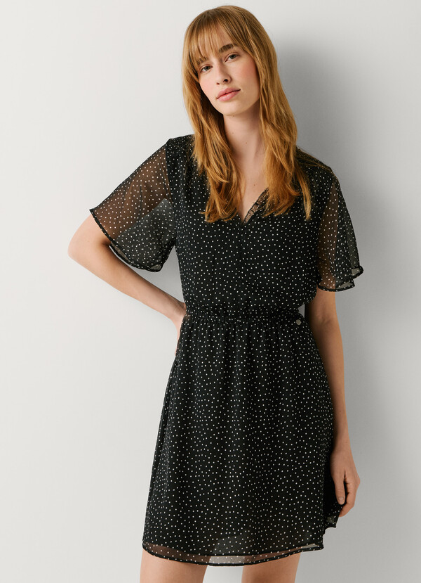 POLKA DOT MINI DRESS