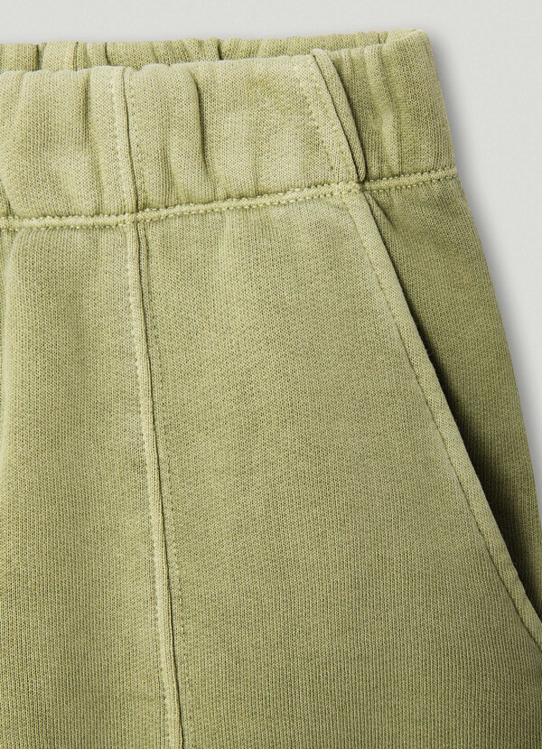 PRINTED LOGO FLEECE SHORTS