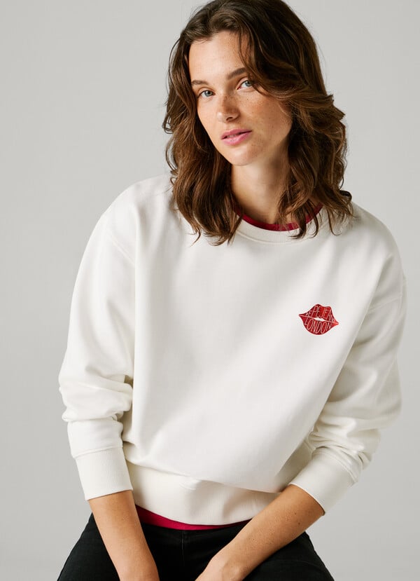 CREW NECK LOGO SWEATSHIRT