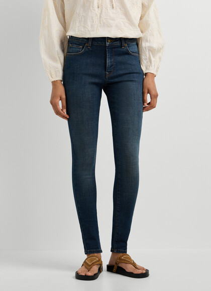 MID-RISE SKINNY FIT JEANS - REGENT