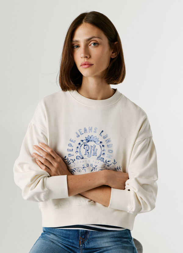 CREW NECK LOGO SWEATSHIRT