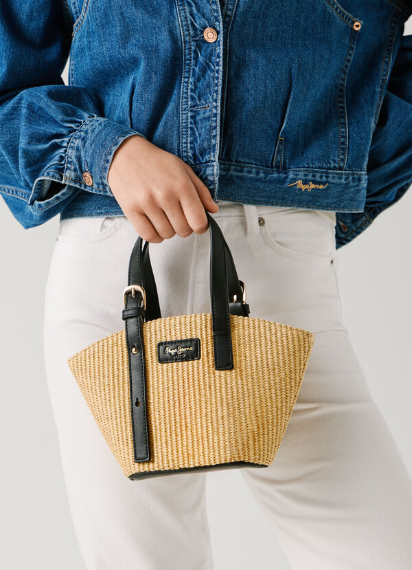 RAFFIA SHOULDER BAG