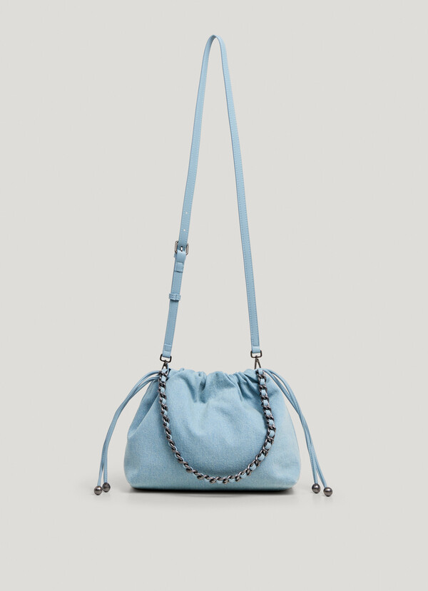 DENIM HOBO BAG