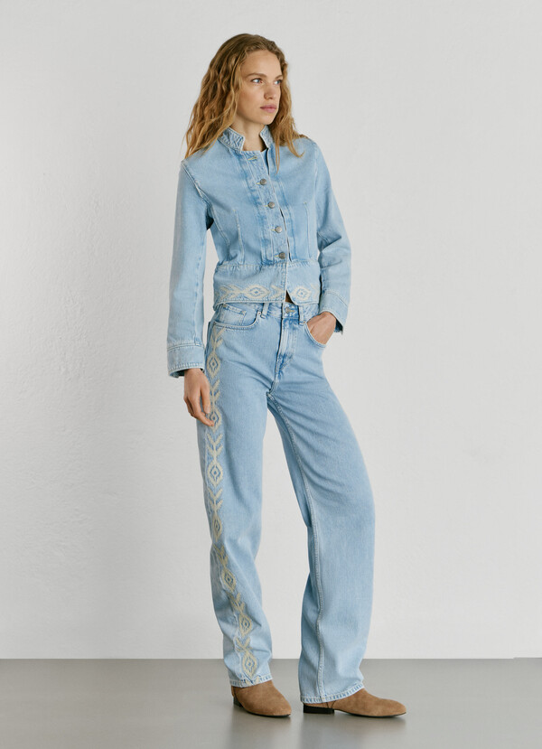EDEN - HIGH-RISE STRAIGHT FIT JEANS