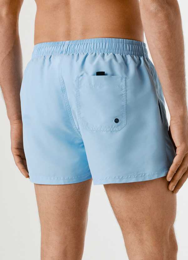 SWIM SHORTS WITH CIRCULAR LOGO