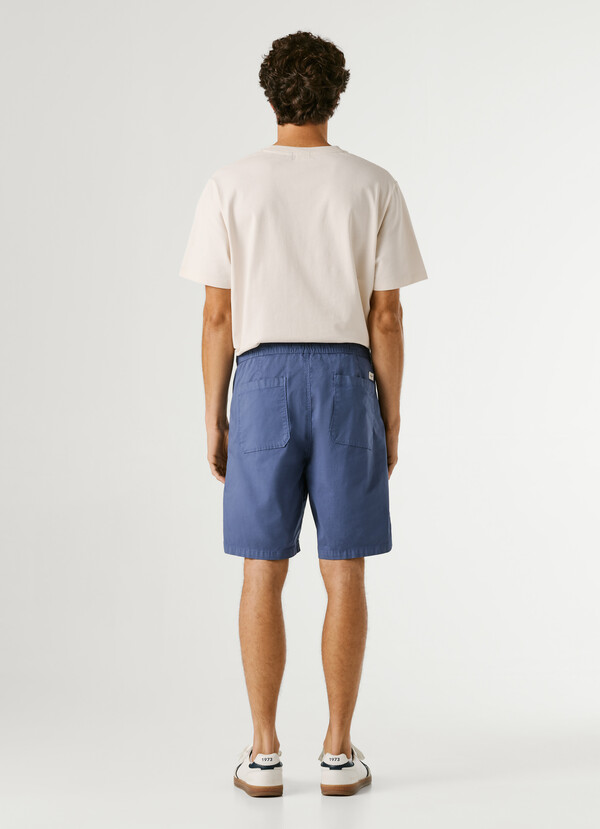 RELAXED FIT POPLIN SHORTS