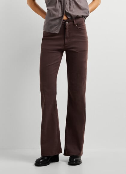 WILLA - FLARE FIT 5-POCKET TROUSERS