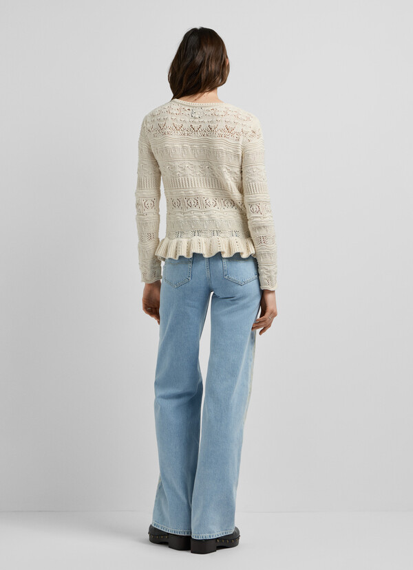CREW NECK MOULIN&Eacute; JUMPER