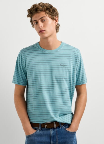 REGULAR FIT STRIPED T-SHIRT