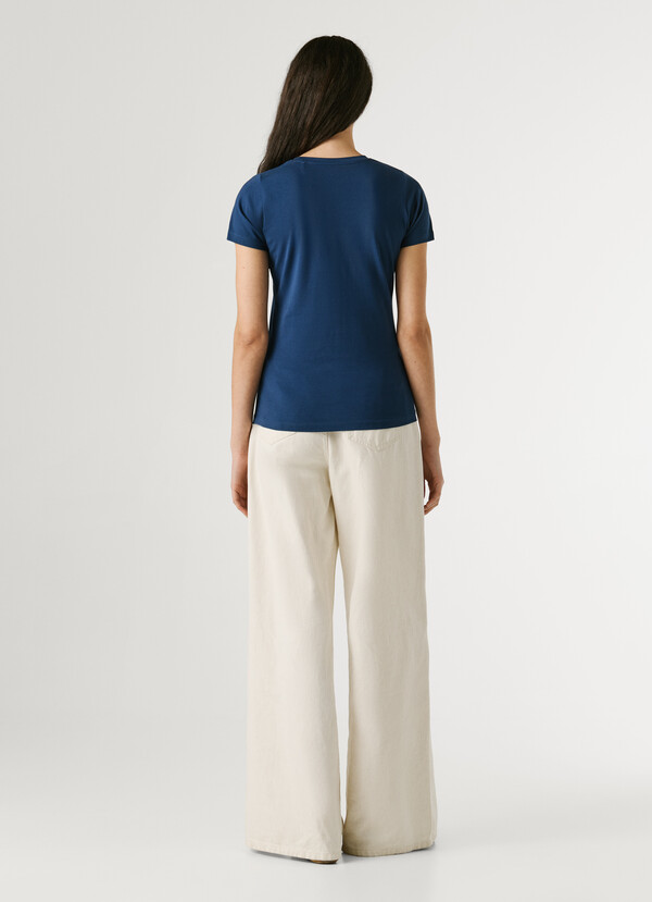 SLIM FIT LOGO PRINT T-SHIRT