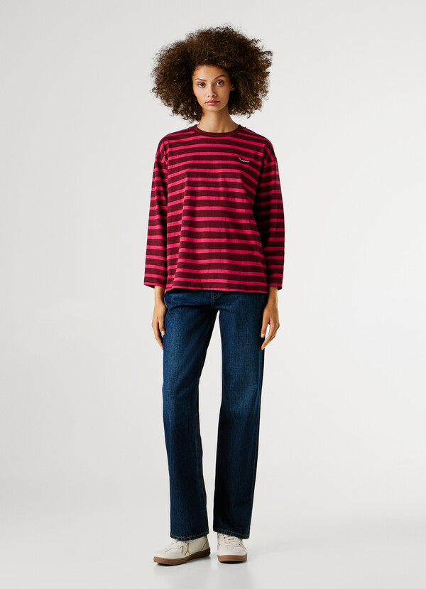 LONG SLEEVE STRIPED T-SHIRT